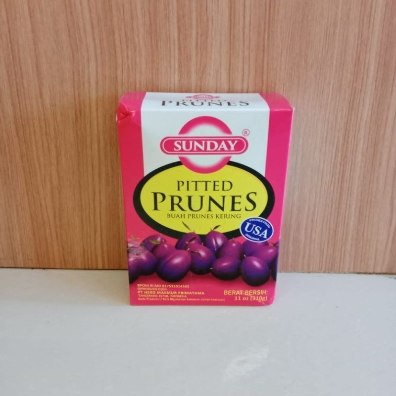 

Sunday pitted pruns/buah kering (pruns) 340gr