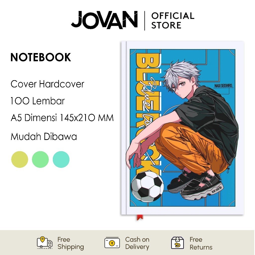 

Notebook Hardcover Custom Blue Lock 2 Buku Tulis Catatan Note Agenda Planner Jurnal Diary Notebook Anime