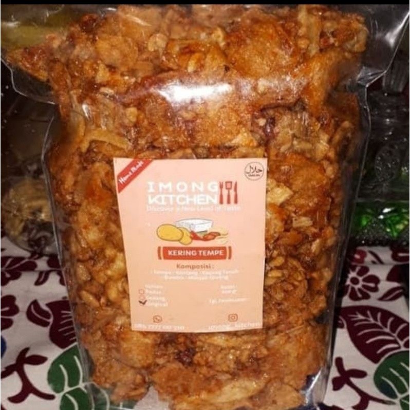 

TINBACKSHOP KERING TEMPE KENTANG KACANG 500GRAM NON MSG ENAK GURIH RENYAH TANPA 100% HOMEMADE