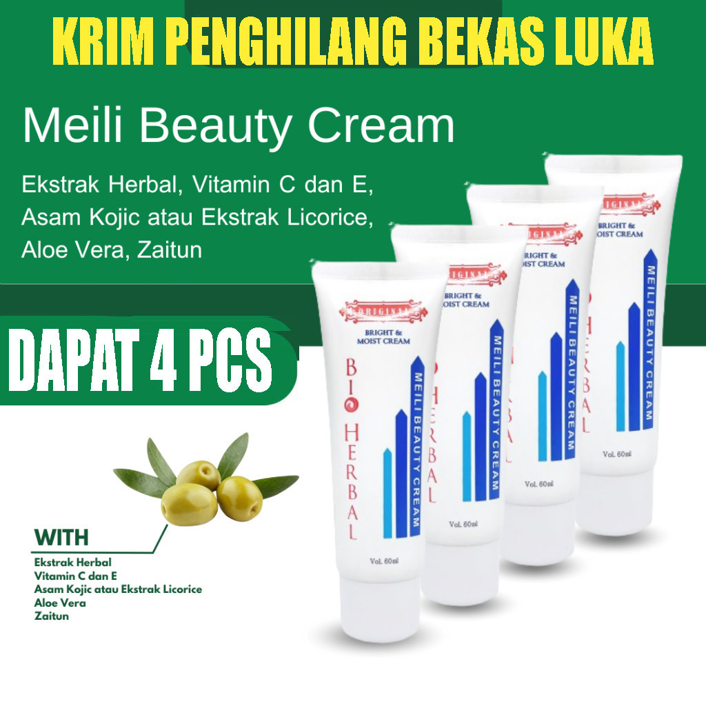 JM -  Paket 4 PCS - Meilibahenling Penghilang Bekas Luka 100% Original  [BPOM]