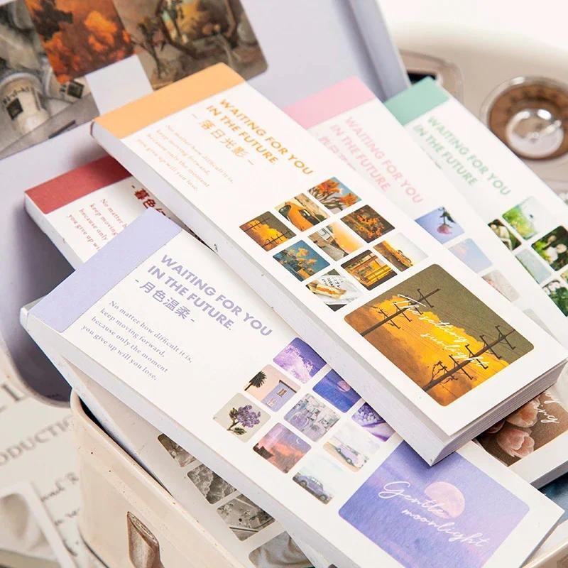 

Journamm 30pcs/pack 90patterns/pack Ins Style Stickers Book Scrapbooking Junk Journal Creative Stationery DIY Deco Stickers