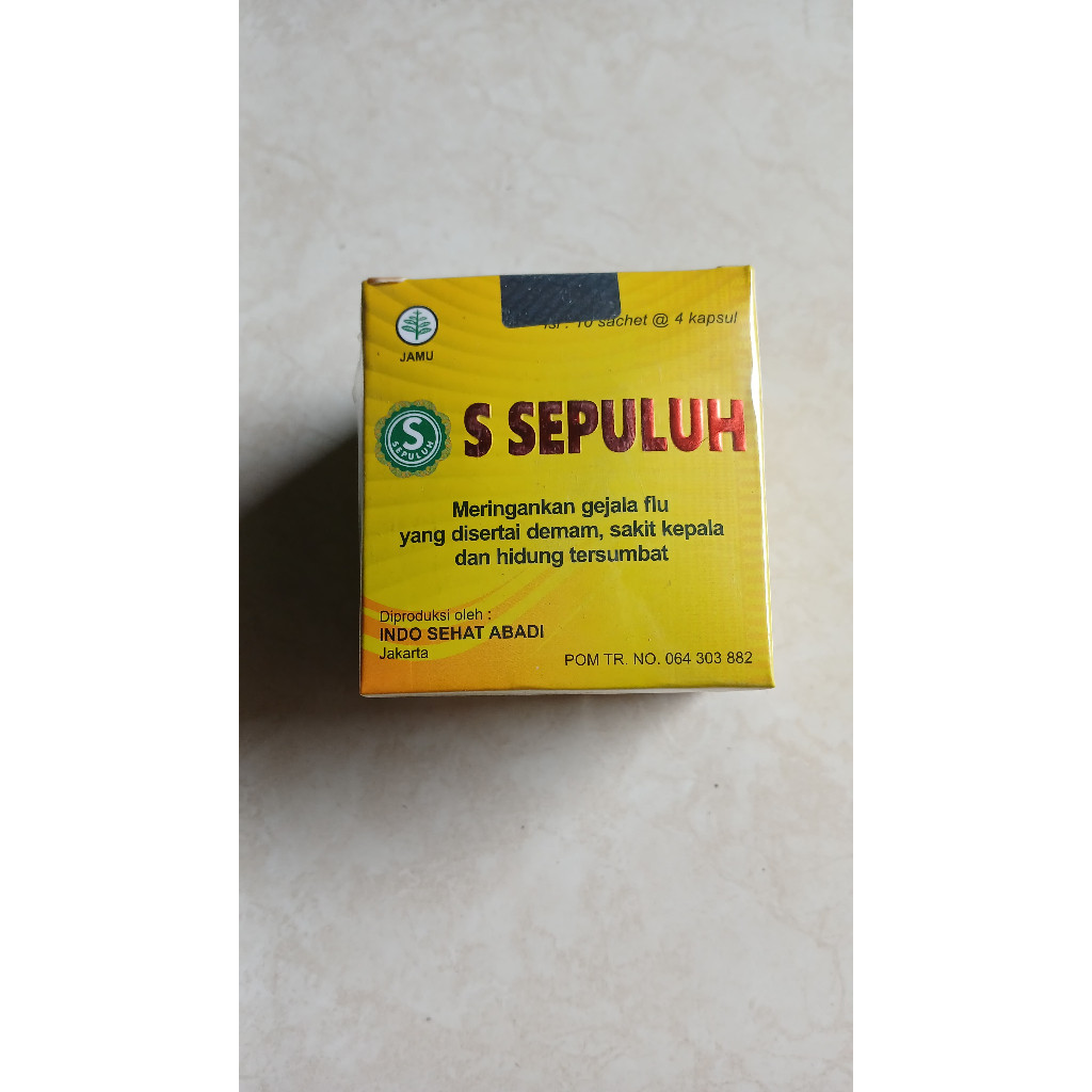 

1 PACK S SEPULUH MINUMAN UNTUK GEJALA FLU YANG DISERTAI DENGAN DEMAM