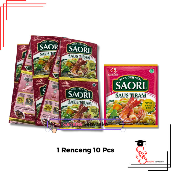

Saori Saus Tiram 23 Gram - 1 Renceng 10 Pcs