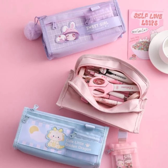 

Kotak Pensil Ala Korean Student Motif Kartun Lucu Kotak Pensil Karakter Kartun Y3504