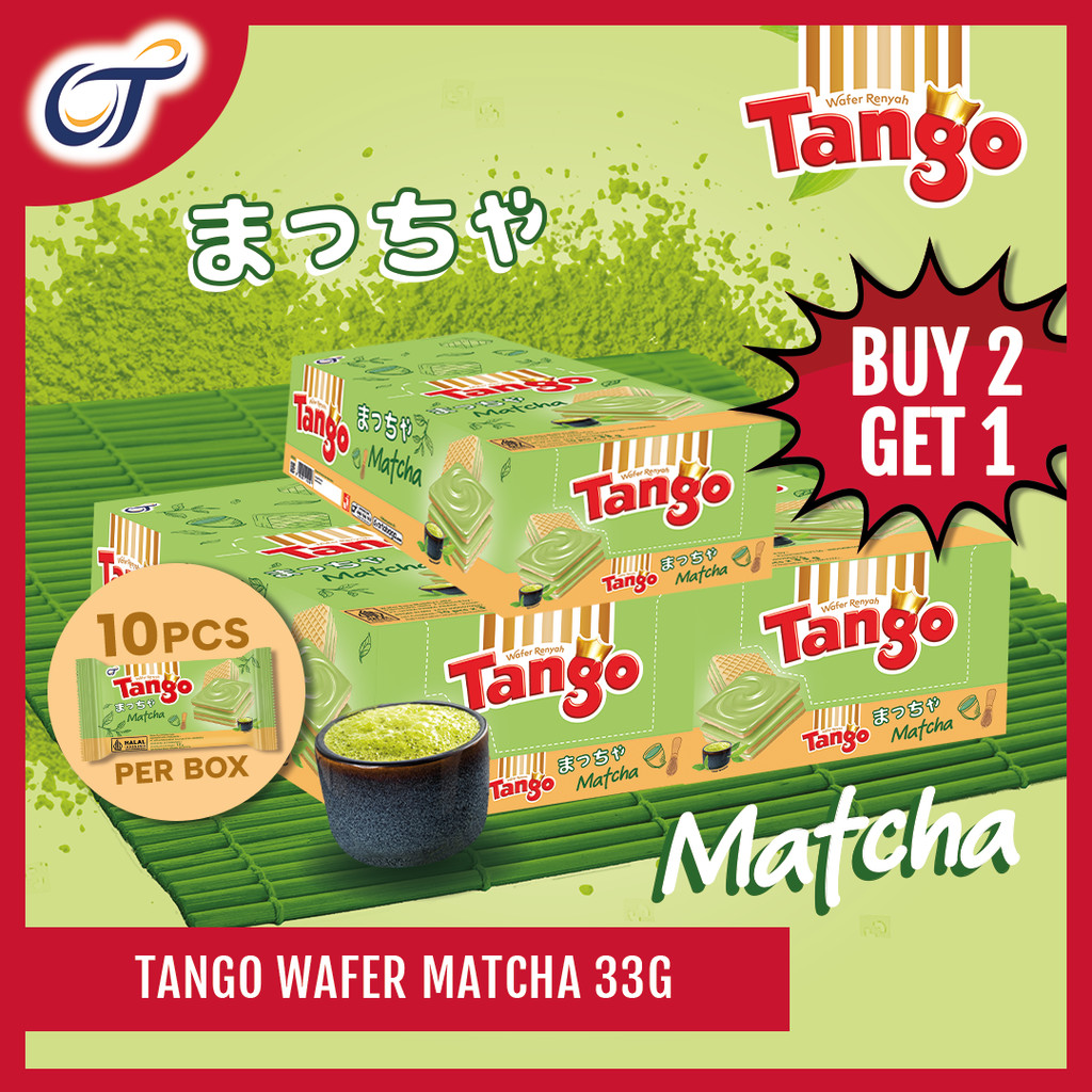 

B2G1 - Tango Wafer Premium Matcha 33GR [1 Box]