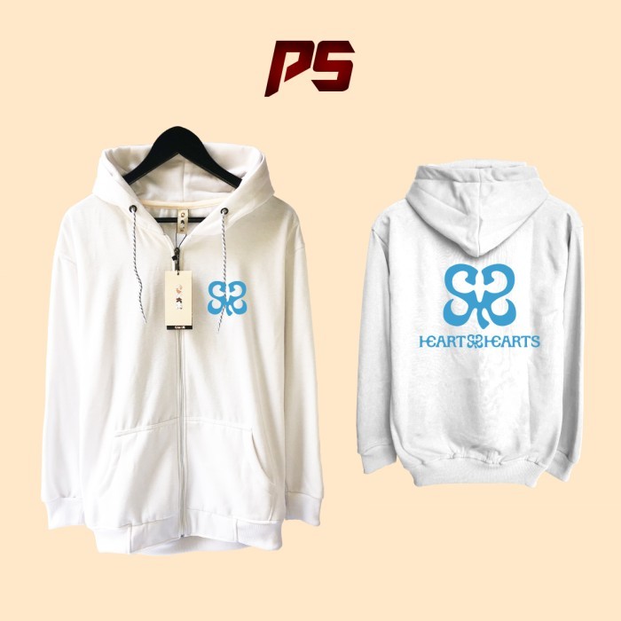 Jaket Hoodie Zipper Hearts2hearts Kpop Hearts 2 Hearts