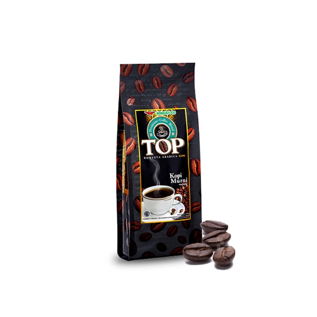 

Top Coffee Kopi Bubuk Murni Robusta Arabika 158 gr