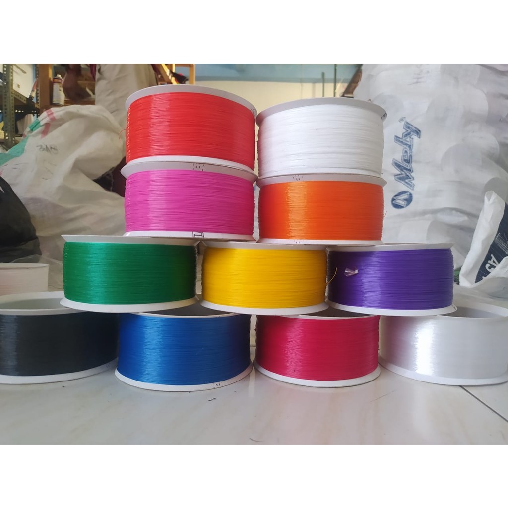 PROMO GULUNGAN BENANG / KENUR / SENAR LAYANGAN MARLIN 0.40 DENGAN PARALON / BLADU ORI SEDANG