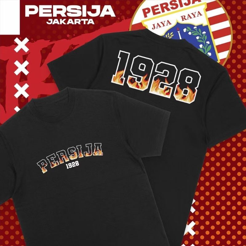 Kaos PERSIJA / Kaos Distro Persija fire Persija / Kaos The Jackmania // The Jack Ultras Jakartans / 