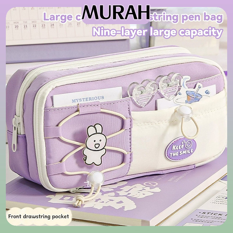 

Kotak Pensil Biru Susu Garam Laut Versi Korea Kotak Pensil Siswa Berkapasitas Besar Multifungsi, Sederhana, Dan Bernilai Tinggi