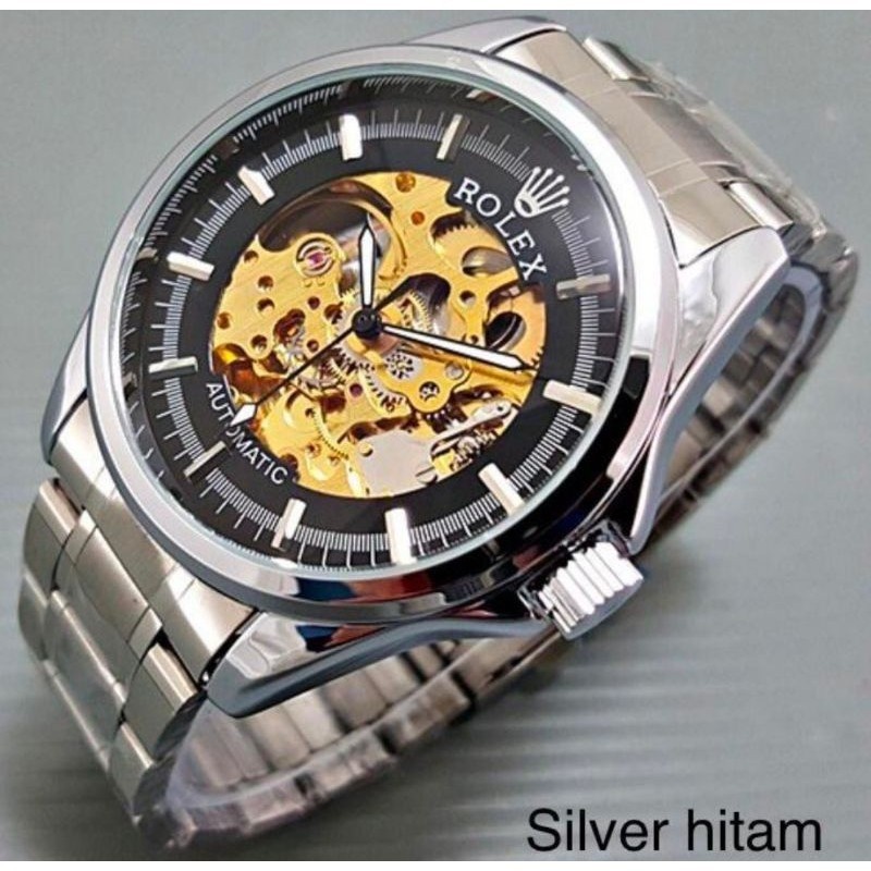 TERBARU Jam Tangan Pria Rolex Original Automatic ( Tanpa Baterai ) Tanggal Aktif Free Box Rolex ||JA