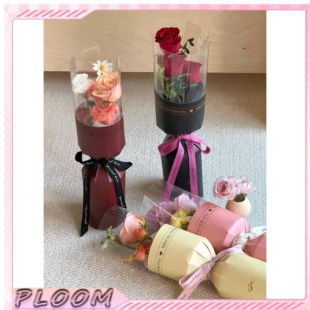 

Tersedia - 10 lembar kertas kado buket bunga transparan potongan tunggal satu potong Kertas buket bunga DIY 10 lembar Hadiah Hari Ibu / Hari Valentine / musim kelulusan