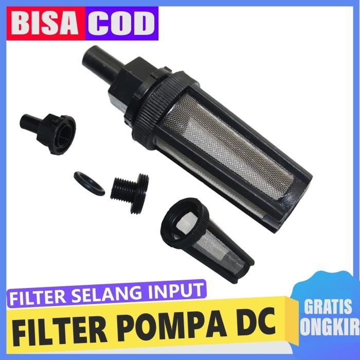 Filter Air Selang Input Pompa DC 12V Pompa Penguat selang 5/16