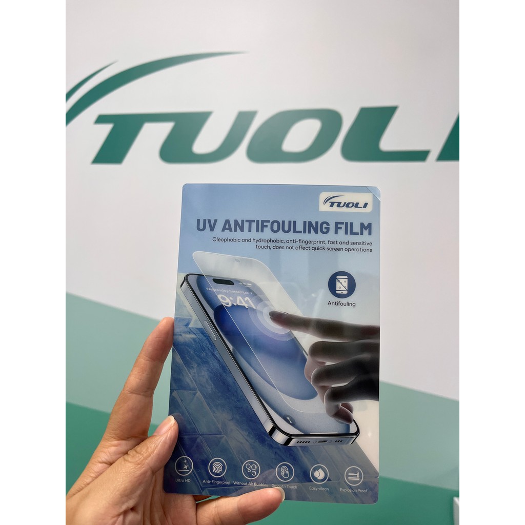

TUOLI 50Pcs Anti-fouling New X9H UV HD Film for TPU TL168 TL568 π Hydrogel Screen Protector Cutting Machine Plotter Fingerprint