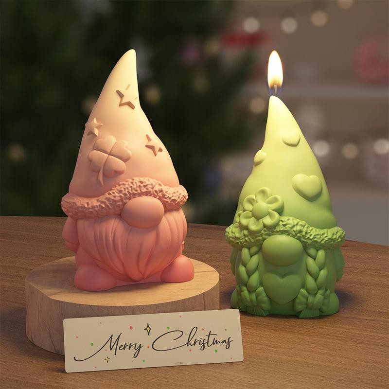 

Easter Gnomes Resin Molds Cake Decorating Mold 3D Resin Gnomes Silicone Candle Mould Handmade Candle Mould for Candle Making