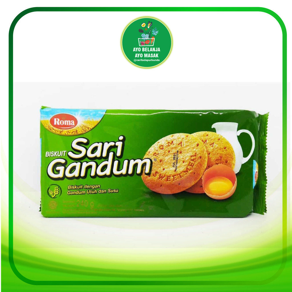 

Roma Sari Gandum Biskuit 290 gram