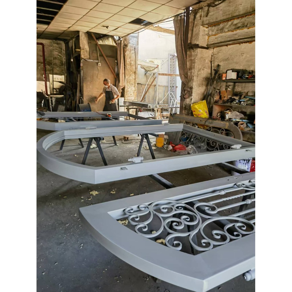 Double Wrought Iron Doors