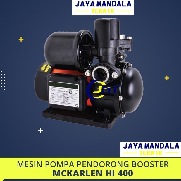 Mesin Pompa Air Pendorong Booster Pump Mckarlen HI400 Mckarlen HI 400