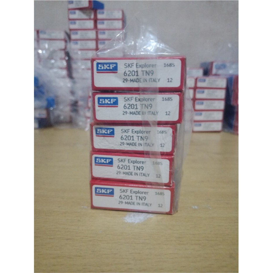 Bearing/Laher SKF 6201 TN9 Deep groove ball Bearing Made in Original Italy Untuk semua jenis dan tip