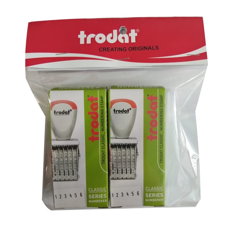 

TRODAT STEMPEL 5MM 6 DIGIT 1556 PROMO BUY 1 GET 1 FREE