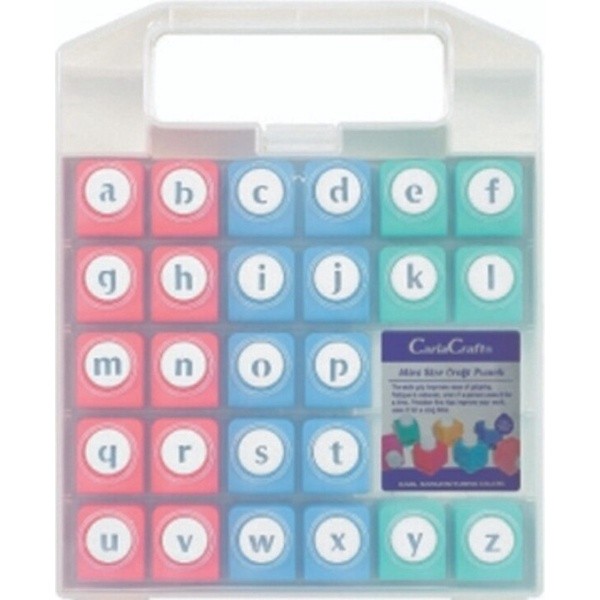 

CARLA MINI CRAFT PUNCH LOWER CASE ALPHABET SET CN-12-B