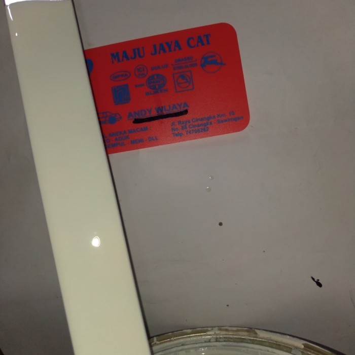 cat / cet mobil Inova Fortuner Camry Alphard putih 070 (dasaran) 1/4kg