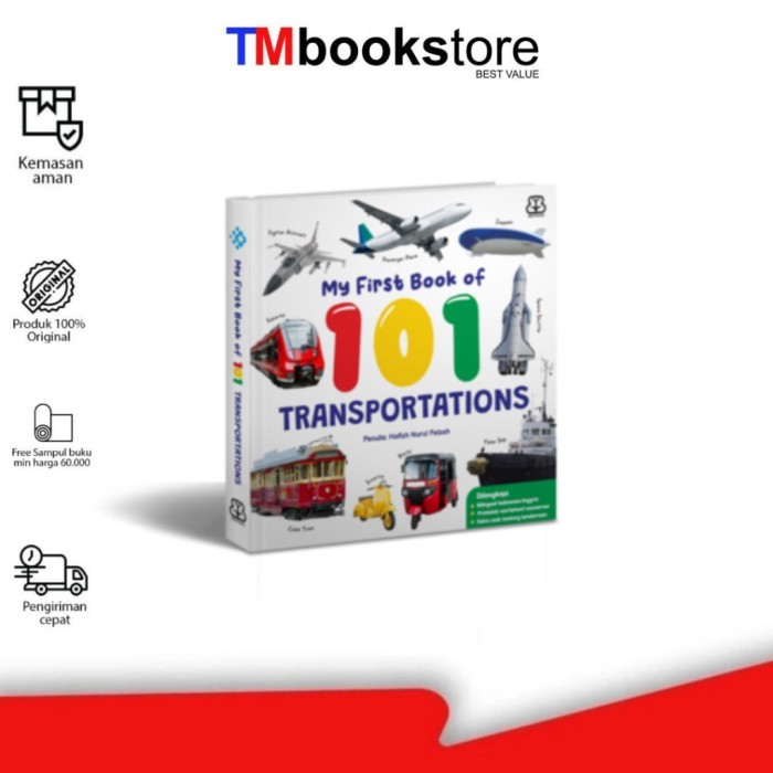 MY FIRST BOOK OF 101 TRANSPORTATION (BOARDBOOK) TMBOOKSTORE BEST SELLER