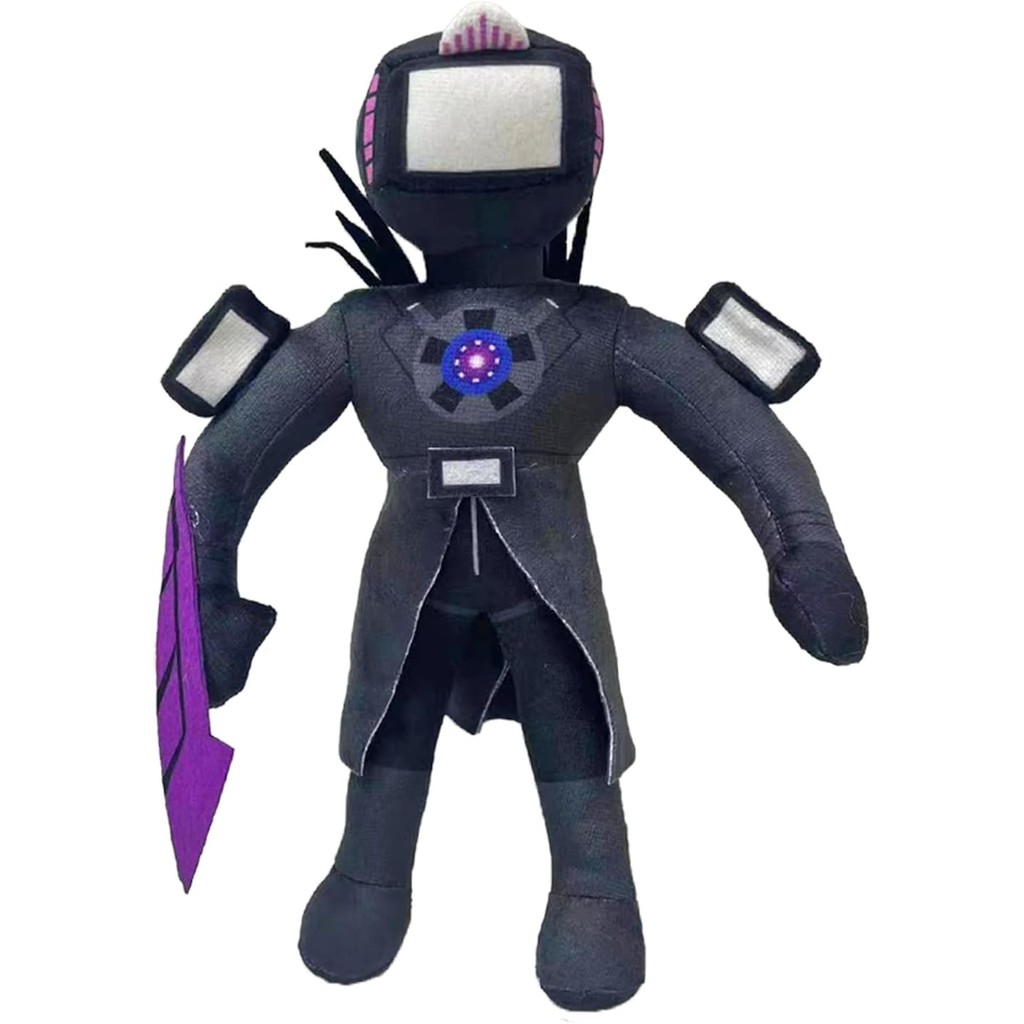 Skibidi Toilet Plush, Upgrade Titan TV Man Plush, Skibidi Toilet Toy