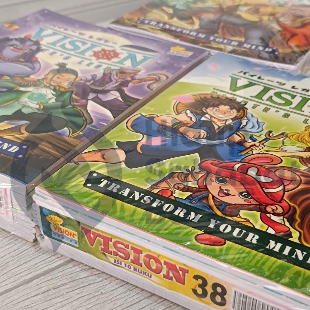 

SATU PACK ( 10 BIJI ) Buku Tulis Vision 38