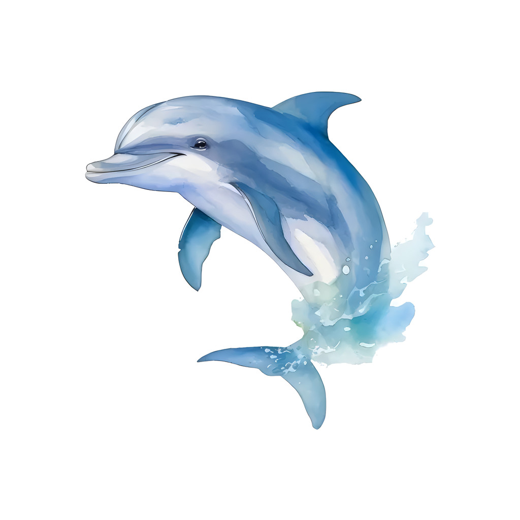 JT219# 1pc Car Sticker Dolphin Pattern Sticker - Creative Vinyl Car Sticker Waterproof Motorcycle St