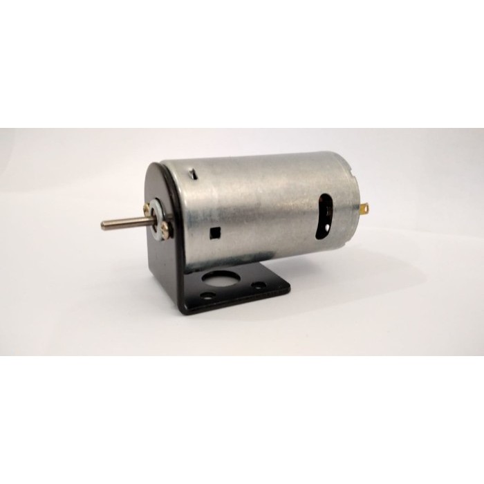 PAKET DINAMO MOTOR DC 390 ( DC 12V) plus BRACKET