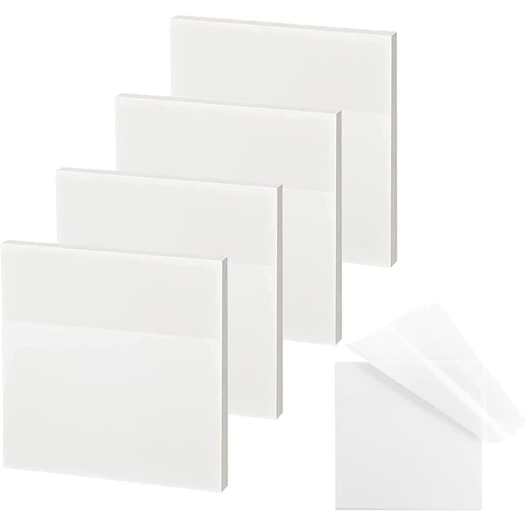 

4pcs Transparent Posted it Sticky Note Pads Notepads Posits Papeleria Journal School Stationery office Supplies 50 Sheets/copy