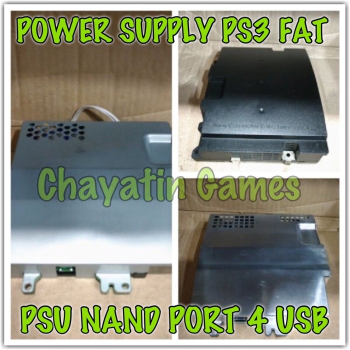 POWER PS3 FAT - POWER SUPPLY PS3 FAT - 3 Pin