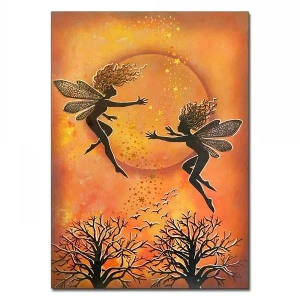 

Enchanted Dreams clear silicone stamps for DIY scrapbooking craft supplies photo album card making