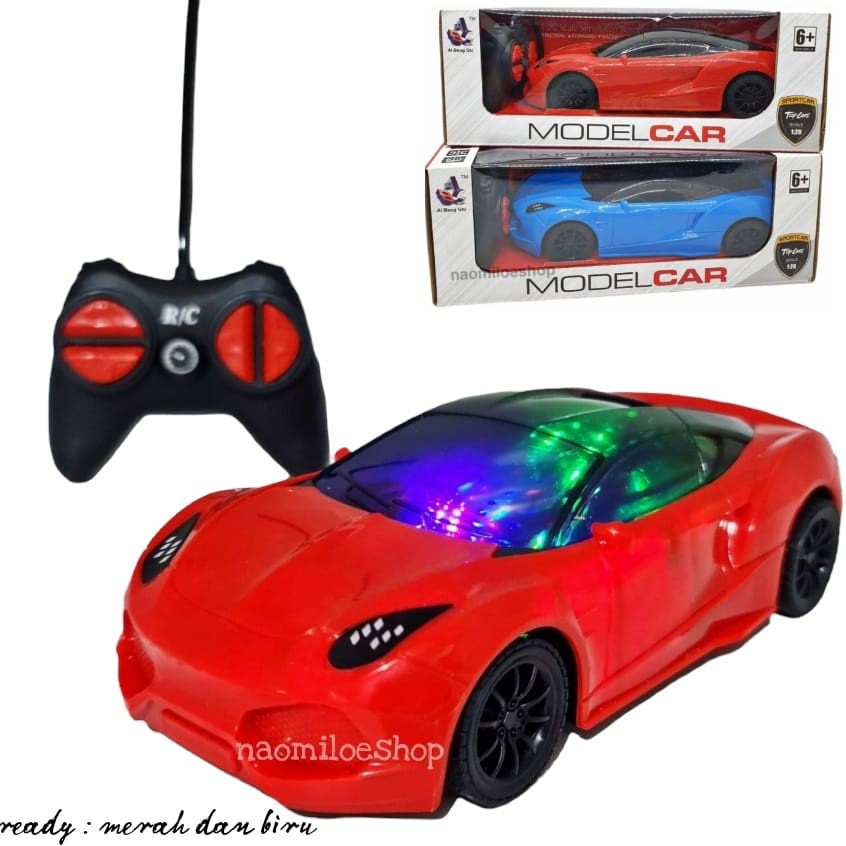 mainan mobil lampu Mclaren mobil remote control mobil remot kontrol sedan RC lampu disco