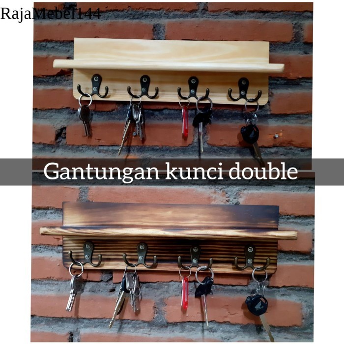 

Rak Kunci Dobel/ Gantungan Kunci Dobel/ Gantungan Baju/ Rak Kuningan - Rak Dobel Bakrn gratis ongkir