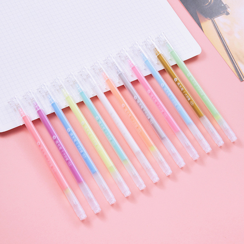 

❀SS❀ 1 SET 10PCS COLOR GEL PEN 10 WARNA 0.50MM / PULPEN GEL WARNA WARNI 0.50MM