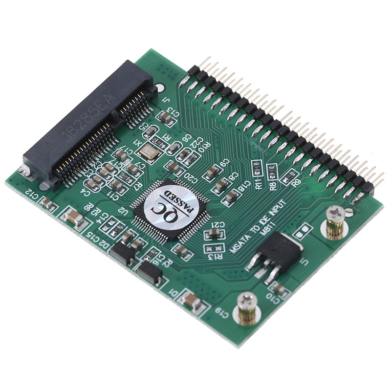 MINI PCI-E MSATA SSD 44Pin Solid State Disk to 1.8inch 3.3V IDE / 2.5inch 5V IDE Adapter Card mSATA 