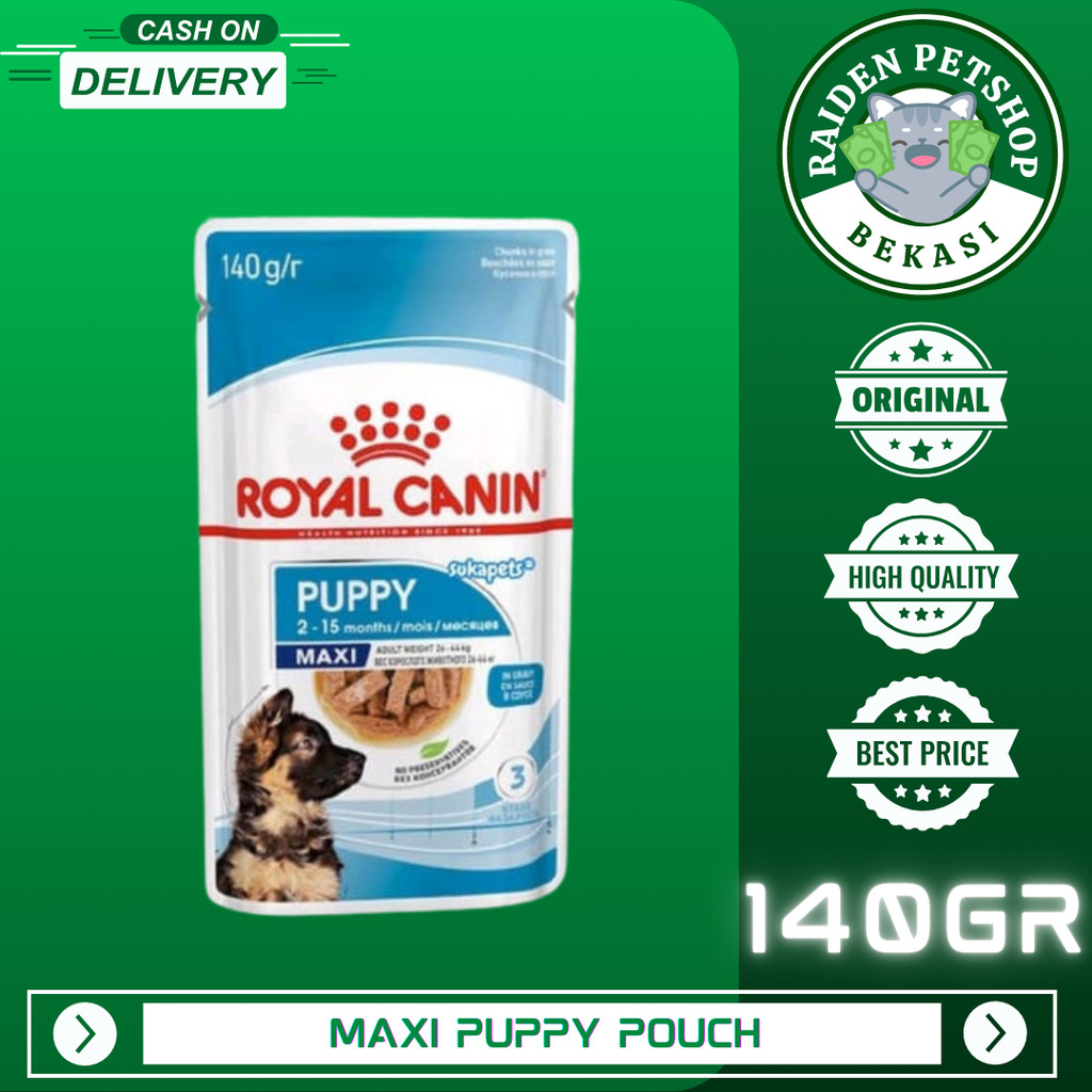 ROYAL CANIN MAXI PUPPY WET POUCH / WET FOOD 140GR