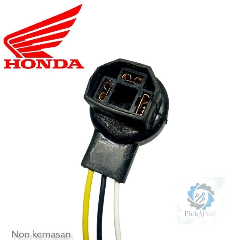 Soket fiting lampu depan Honda Tiger verza Mega pro kaki 3 H4 pickapart