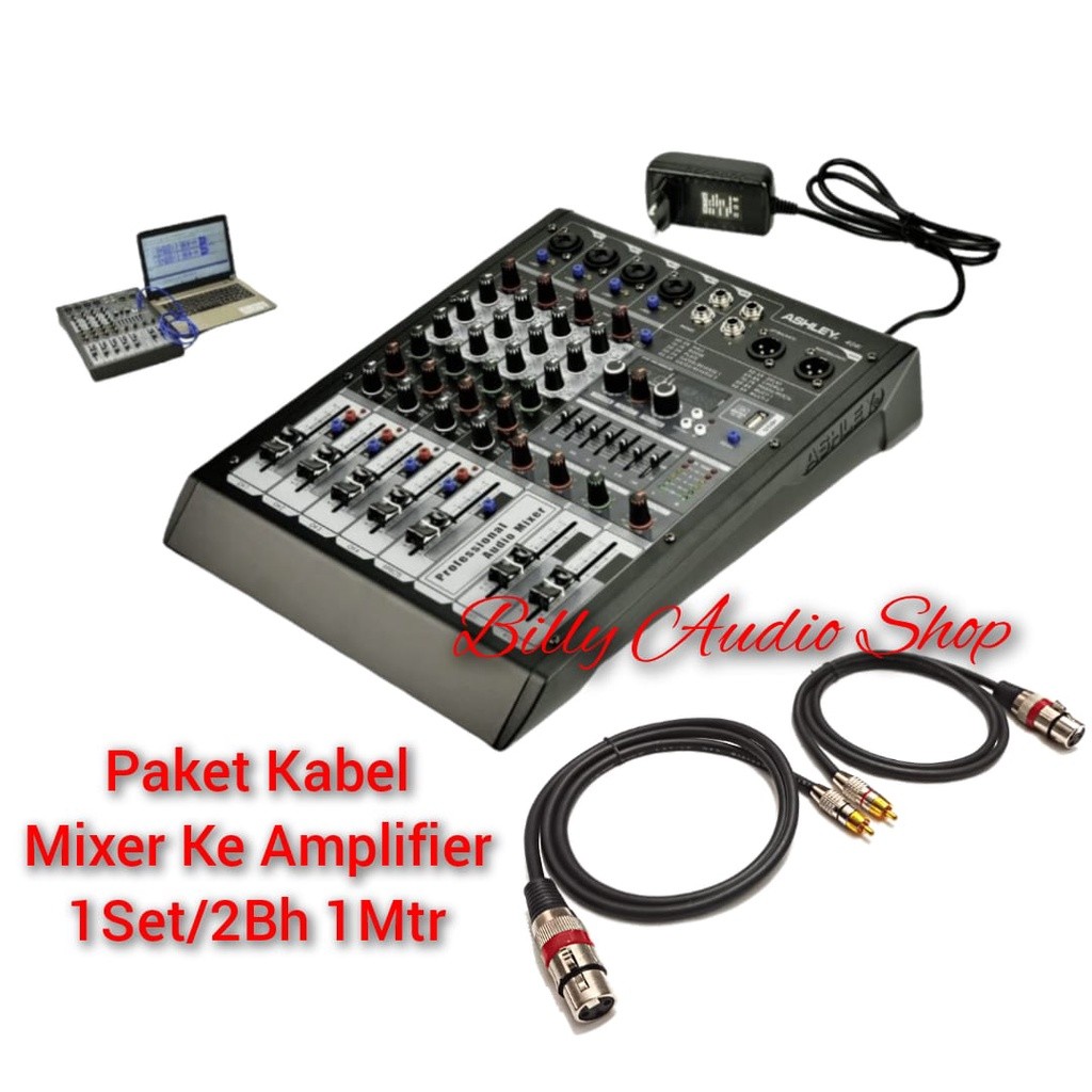 COD Mixer Ashley 404i / Mixer Audio Ashley 404i / 404 4 channel Full, USB, Bluetooth