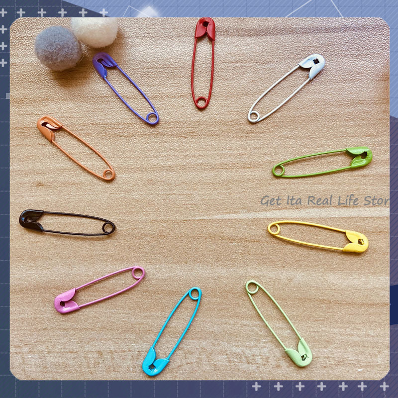 20 Pcs 10 Colors Candy Ita Bag Pin Insert Accessorie DIY Tools For Backpacks Purses with Anime Badge