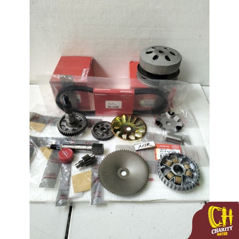 PAKET FULL SET CVT+GIGI RASIO ASSY HONDA BEAT KARBU SCOOPY KARBU SPACY KARBU KODE-KVY