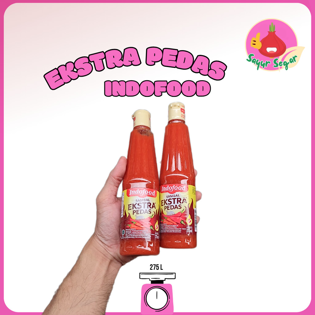 

Sayur Segar - Sambal Ekstra Pedas Indofood 275 ml / Spicy Sauce