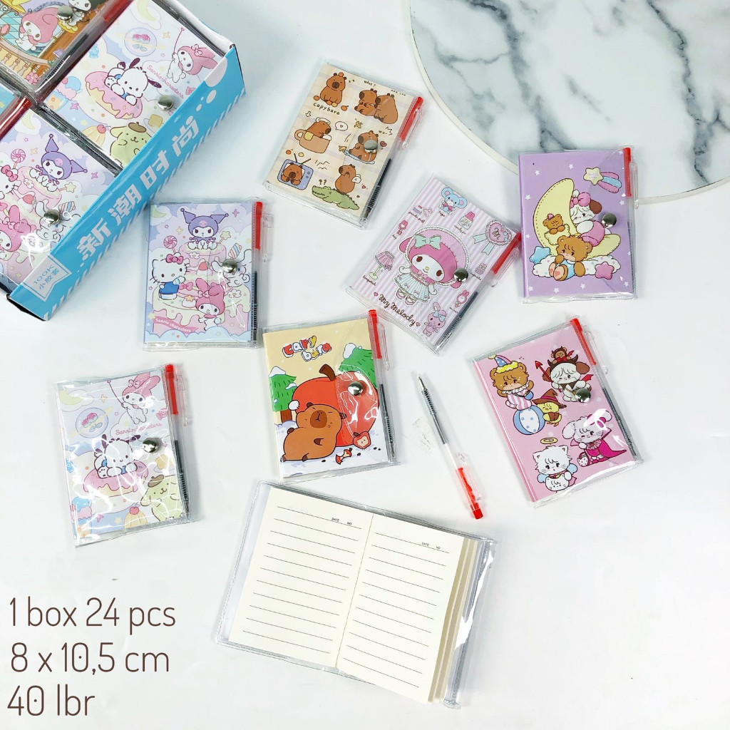 

Cod Buku Notes Kancing A7 (100K) / Buku Catatan / Note Book/ NOTEBOOK ESTETIK KANCING KECIL GAMBAR LUCU