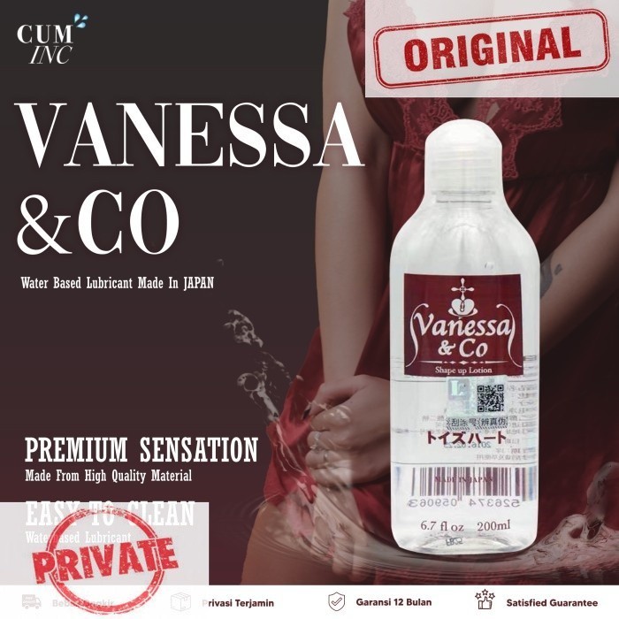 

Produk Limited Edition Terlaris Vanessa & Co Water Based Lubricant Made in JAPAN! ~ liacibey