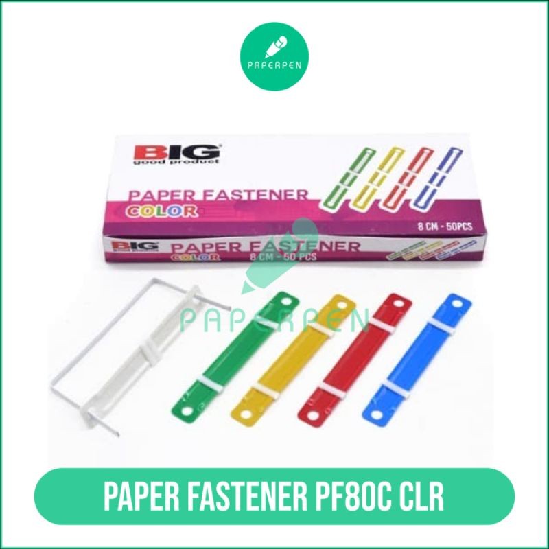 

(PST.ATK) PAPER FASTENER BIG PF80C WARNA