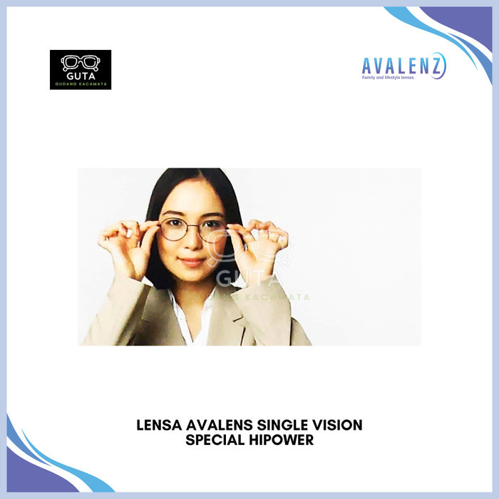 Lensa Kacamata Single Vision Avalenz SV HiPower Original