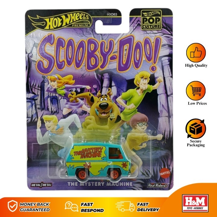 Hot Wheels Premium Pop Culture The Mystery Machine - Scooby-Doo - HXD63-G