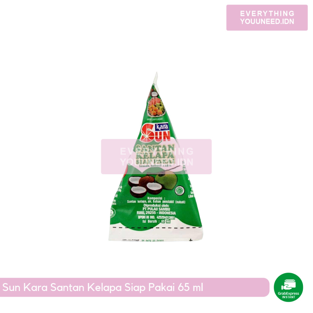 

Sun Kara Santan Kelapa Siap Pakai 65 ml